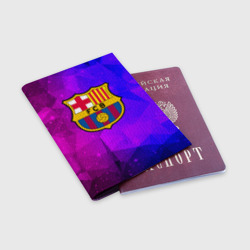 Обложка для паспорта матовая кожа Барселона - фото 2