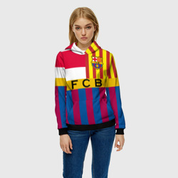 Женская толстовка 3D FC Barcelona - фото 2