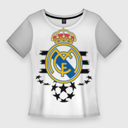 Женская футболка 3D Slim Real Madrid