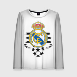 Женский лонгслив 3D Real Madrid