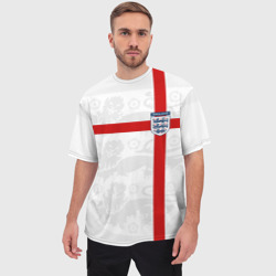 Мужская футболка oversize 3D Англия, форма - фото 2
