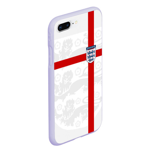 Чехол для iPhone 7Plus/8 Plus матовый Англия, форма, цвет светло-сиреневый - фото 3