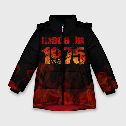 Зимняя куртка для девочек 3D 1975, цвет красный
