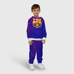 Детский костюм с толстовкой 3D FC Barcelona - фото 2