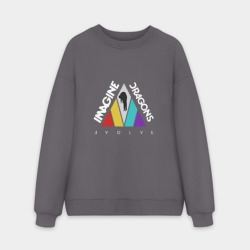 Мужской свитшот oversize без начеса хлопок Imagine Dragons