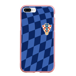 Чехол для iPhone 7Plus/8 Plus матовый Хорватия, форма