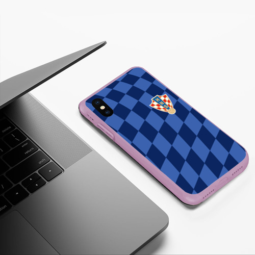 Чехол для iPhone XS Max матовый с принтом Хорватия, форма, фото #5
