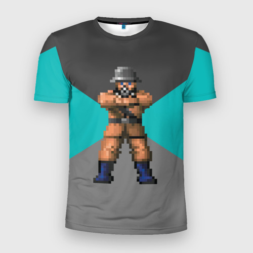 Мужская футболка 3D Slim Wolfenstein, цвет 3D печать