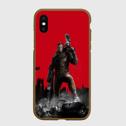 Чехол для iPhone XS Max матовый Wolfenstein