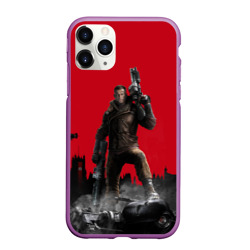 Чехол для iPhone 11 Pro Max матовый Wolfenstein