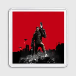 Магнит 55*55 Wolfenstein