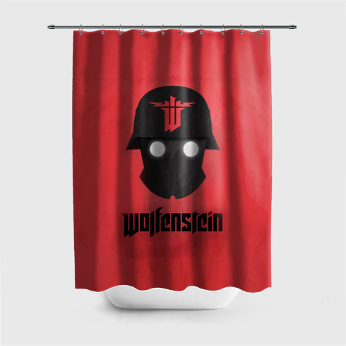 Штора 3D для ванной Wolfenstein