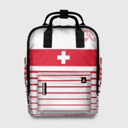 Швейцария, форма – Женский рюкзак с принтом купить