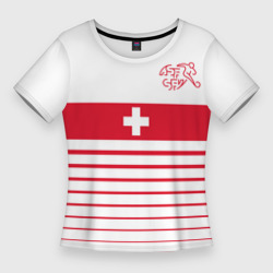 Женская футболка 3D Slim Швейцария, форма