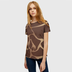Женская футболка 3D Жираф - фото 2