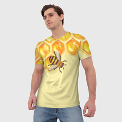 Мужская футболка 3D Любители меда - фото 2