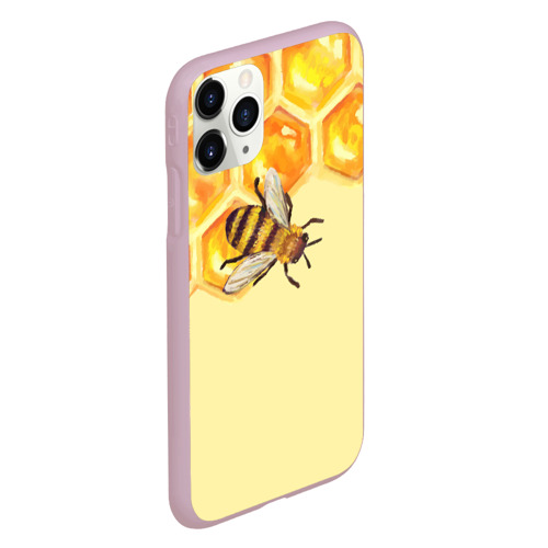 Чехол для iPhone 11 Pro матовый с принтом Любители меда, вид сбоку #3