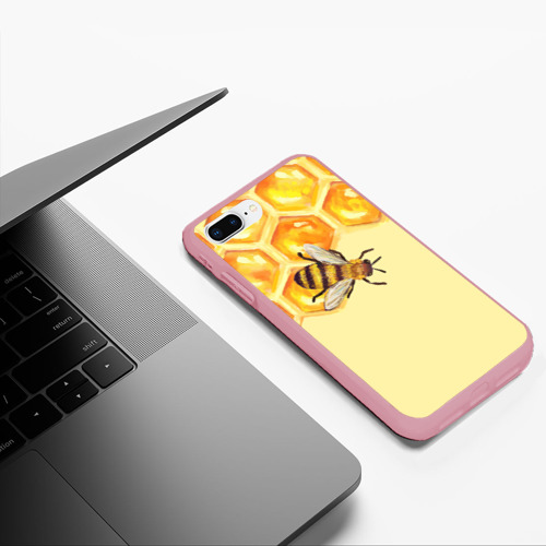 Чехол для iPhone 7Plus/8 Plus матовый с принтом Любители меда, фото #5
