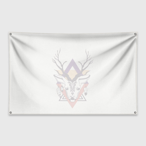 Флаг-баннер Этнический олень - фото 2