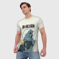 Мужская футболка 3D Стальной алхимик - фото 2