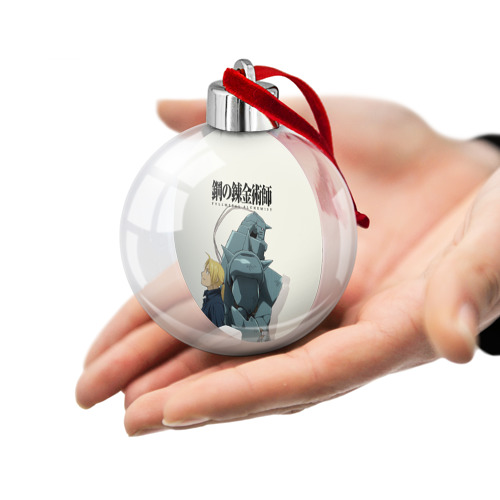 Стальной алхимик_ Ёлочный шар с принтом за 670 ₽ купить в