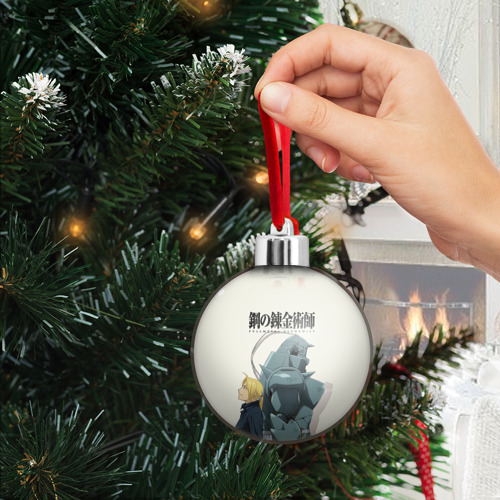 Стальной алхимик_ Ёлочный шар с принтом за 670 ₽ купить в