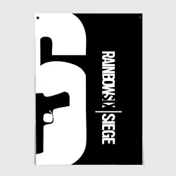 Постер Rainbow Six Siege радуга 6 осада R6S