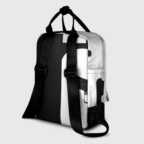 Женский рюкзак 3D с принтом RAINBOW SIX SIEGE | РАДУГА 6 ОСАДА | R6S, вид сзади #1