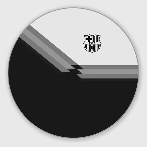 Круглый коврик для мышки FC Barcelona