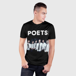 Мужская футболка 3D Slim Poets of the Fall - фото 2