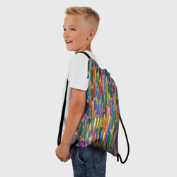 Рюкзак-мешок 3D Разноцветные карандаши - фото 2