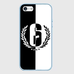 Чехол для iPhone 5/5S матовый Rainbow Six Siege радуга 6 осада R6S