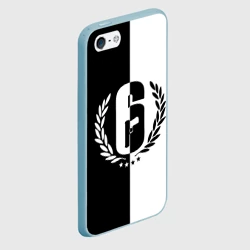 Чехол для iPhone 5/5S матовый Rainbow Six Siege радуга 6 осада R6S - фото 2