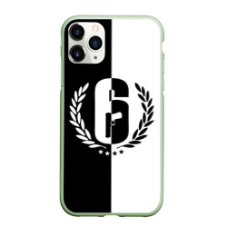 Чехол для iPhone 11 Pro Max матовый Rainbow Six Siege радуга 6 осада R6S