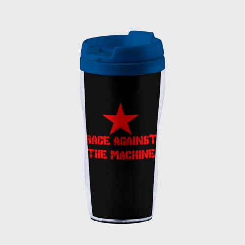 Термокружка-непроливайка Rage Against the Machine, цвет синий