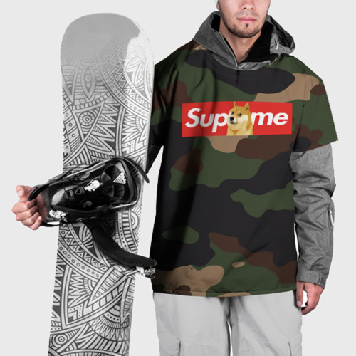 Накидка на куртку 3D Supreme Doge camouflage Фото 01 Накидка на куртку 3D Supreme Doge camouflage Фото 01