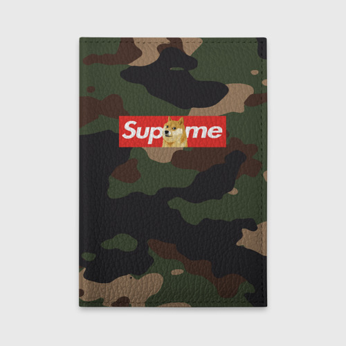 Обложка для автодокументов Supreme Doge camouflage Фото 01 Обложка для автодокументов Supreme Doge camouflage Фото 01