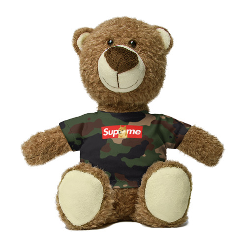 Миша в футболке 3D Supreme Doge camouflage Фото 01 Миша в футболке 3D Supreme Doge camouflage Фото 01