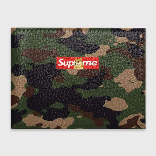 Обложка для студенческого билета Supreme Doge camouflage Фото 01 Обложка для студенческого билета Supreme Doge camouflage Фото 01