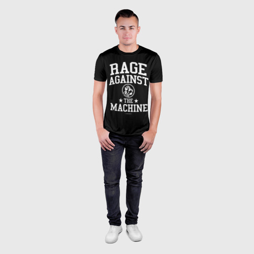 Мужская футболка 3D Slim Rage Against the Machine, цвет 3D печать - фото 4