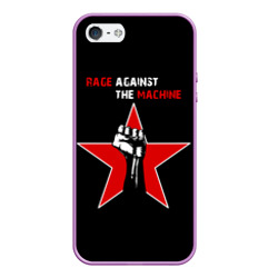 Чехол для iPhone 5/5S матовый Rage Against the Machine