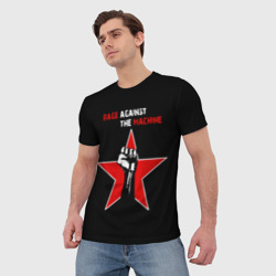 Мужская футболка 3D Rage Against the Machine - star - фото 2