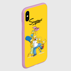 Чехол для iPhone XS Max матовый Симпсоны - фото 2