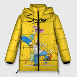 Женская зимняя куртка Oversize Симпсоны