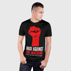 Мужская футболка 3D Slim Rage Against the Machine - фото 2