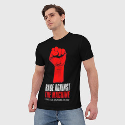 Мужская футболка 3D Rage Against the Machine - фото 2