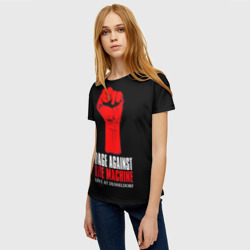 Женская футболка 3D Rage Against the Machine - фото 2