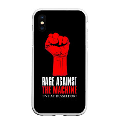 Чехол для iPhone XS Max матовый Rage Against the Machine