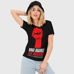 Женская футболка 3D Slim Rage Against the Machine - фото 2