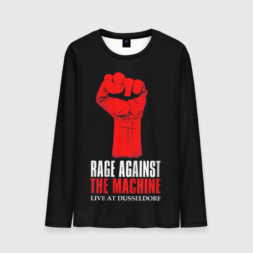 Мужской лонгслив 3D Rage Against the Machine